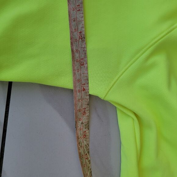Under Armour Neon Green Half Zip Sweatshirt - Picture 6 of 7